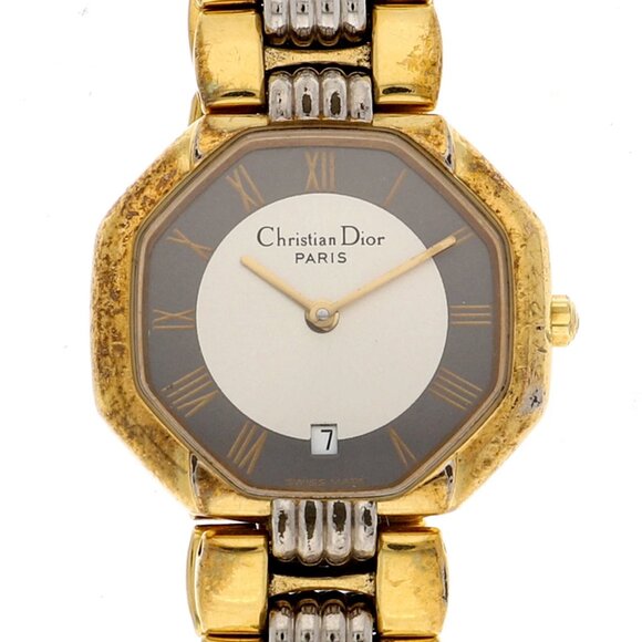 Dior Watches D48 133 Stainless Steel/Gold Plated Quartz - Picture 1 of 11